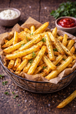 Pommes frites, stor