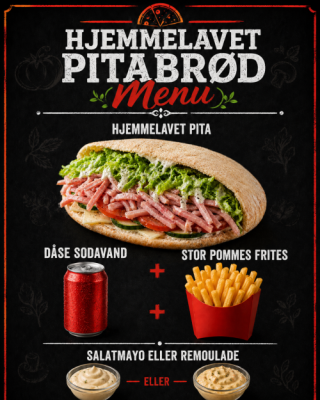 Hjemmelavet Pitabrød Menu