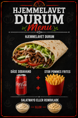 Hjemmelavet Durum Menu