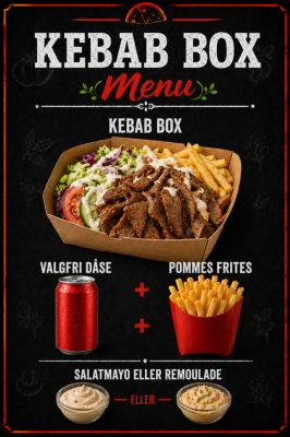Kebab Box Menu